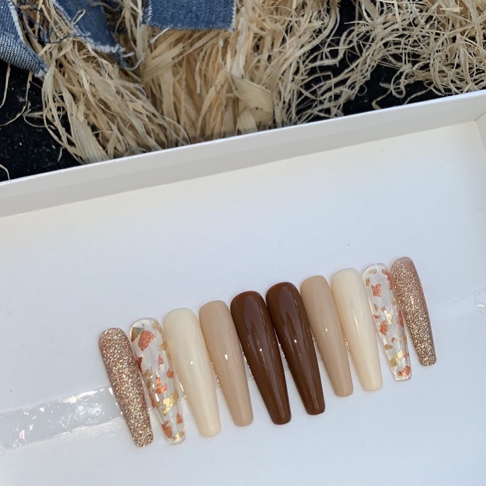 fall press on nails